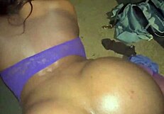 Latina Milf Karesha Bent Over Doggy Blowjob Huge Ass Monster Cock