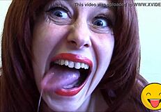 Horny Fetish Queen Indulges in Wild Tongue Play and Intense Desire for Kinky Pleasures