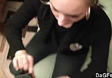 Hey, why don't you suck my dick now that my wife's out of the house?