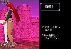 Anime game hentai with intense M勇クエスト　鬼 action