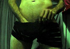 I touch my big cock gently and cum so satisfyingly in this moment