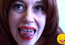 Horny Fetish Queen Indulges in Wild Tongue Play and Intense Desire for Kinky Pleasures