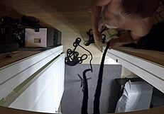 Blonde Annie Archer Teases in Shower POV Fetish