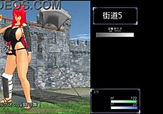 Anime game hentai with intense M勇クエスト　鬼 action