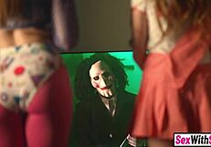 petite redhead stepsis and tiny teen bestie dared to fuck stepbro in hardcore threesome