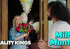 curvy jenna starr fucks james in lingerie on mothers day