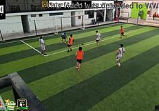 The intense hardcore sex and cumshot facial turned chaotic when the ParisEofc vs Wayra match ended badly