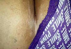 Latina's passionate homemade ass play.