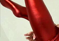 We slipped into those PVC panties you love.