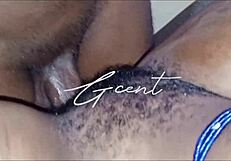 damn, watch this hairy black girlfriend moan and scream in juicy missionary sex with clothes ripped off!