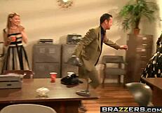 Brazzers - big tits at work - interoffice intercourse scene starring monique alexander & danny with heels stockings mommy fucking dirty ass.