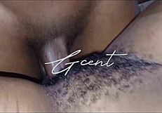 damn, watch this hairy black girlfriend moan and scream in juicy missionary sex with clothes ripped off!