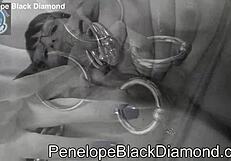 Penelope black diamond reaches big orgasm with anal vibrator