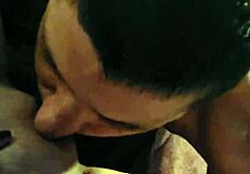 mature milf getting wet pussy licked and shaved.