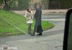 Latvian Redhead Eva Ray Locked In Chastity For Cheating Hard Rough Sex After Public Pick Up?