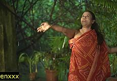 Naughty bhabhi rainy day sex with devar cheating wife sex. intense big cock pounding.