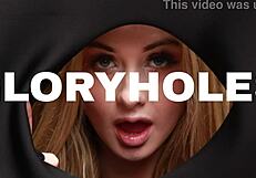 Horny nurse uses fucking machine in uniform