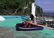 Rough Public Anal Sex With Latina Milf Bitch Near Beach Without Condom By Old German Tourist