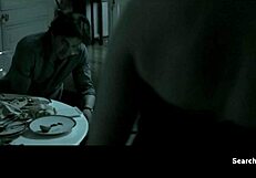 Does Juliette Binoche tease with her big tits in this topless scene?