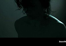 Does Juliette Binoche tease with her big tits in this topless scene?