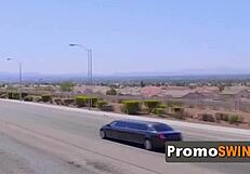 I share intimate moments with my girlfriend among swingers in this wild orgy at the swing house