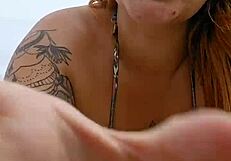 Young 18+ African Babe Flashes on Usa Beach to Attract Married Men for Fucking!