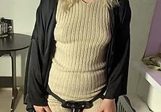 i'm a blonde femdom using toys on himm