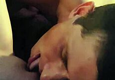 mature milf getting wet pussy licked and shaved.