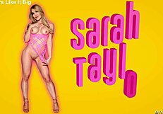 Sarah Taylor gets messy facial