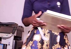 seductive pedicured babe offers relaxing footjob in sauna