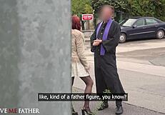 Latvian Redhead Eva Ray Locked In Chastity For Cheating Hard Rough Sex After Public Pick Up?