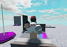 Whore Fucks Huge White Boy In Roblox Collab