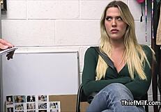 Mall Cop Smells Milf Panties Then Fucks Blonde Housewife