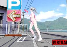 mmd futanari dances while masturbating to wavefile mix?