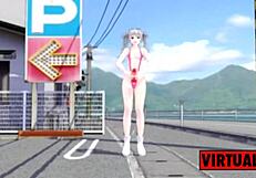 mmd futanari dances while masturbating to wavefile mix?