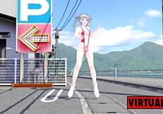 mmd futanari dances while masturbating to wavefile mix?