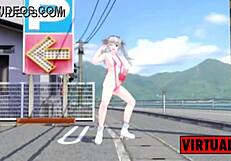 mmd futanari dances while masturbating to wavefile mix?