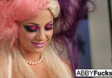 A musical tease of a photo shoot with abigail mac