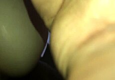 Fat ass gets pounded doggy style by big black cock