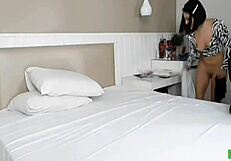 preparação e bastidores da cena pornô com a ninfeta - duda pimentinha