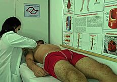 Nurse Excited by Patient's Erection Moaning