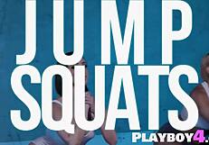 Sexy chicks expose big tits and pussy