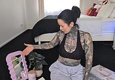 shopping and unboxing session