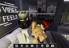 Furry fucks hard in public condo