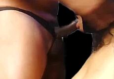 Naughty BBW sucks monster cock 😈