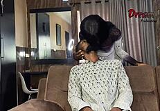 Slim Baddie Teases And Fucks BBC Passionately In Cowgirl