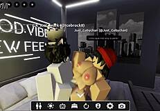 Furry fucks hard in public condo