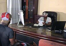 Musa Promises Deep Service To New Boss For Security Job With Big Cock Wet Pussy Action