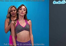 teen babe licks yoga instructor's pussy