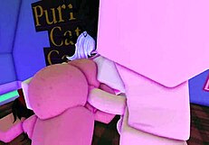 One of the best threesomes ever on roblox with fat whore blowjob and assfucking